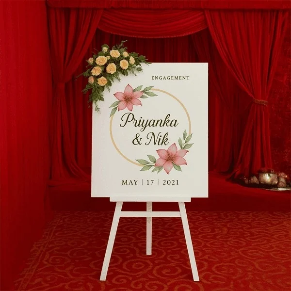 Wedding Flex Banner with Names and Photos | Tagsen - 2