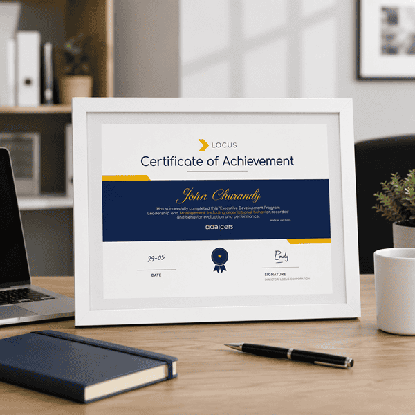 Framed Certificate Online for Awards | Tagsen India - 3