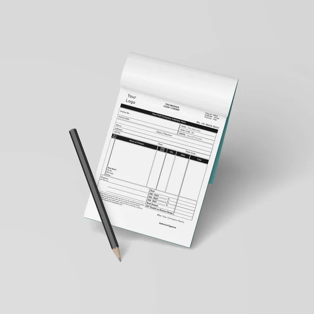 Print Bill Book Online | Custom GST Invoice Design - 2