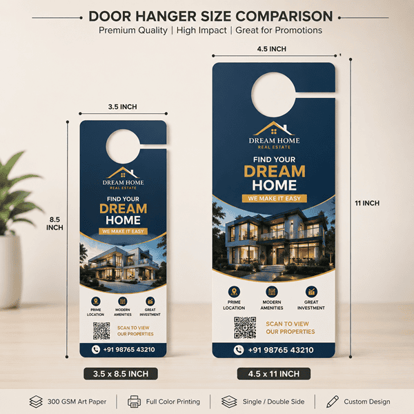 Custom Door Hanger Design & Printing Online | Tagsen - 2