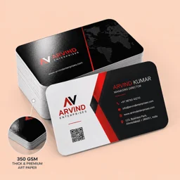 Premium Glossy Visiting Cards Online | Tagsen