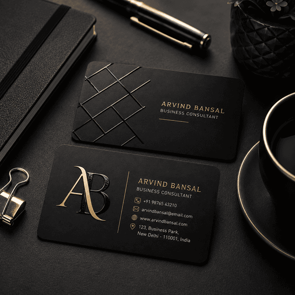 Spot UV Varnish Business Cards Online - 2