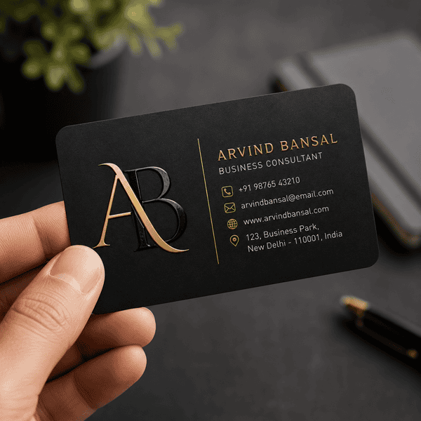 Spot UV Varnish Business Cards Online - 3