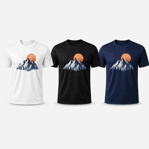 Custom Polyester T-Shirts Printing Online | Tagsen