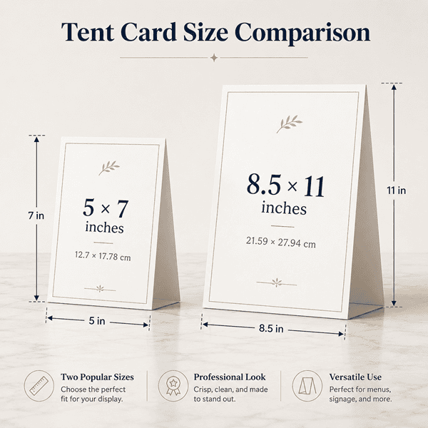 Custom Tent Cards for Restaurants, Menus & QR Codes - 4