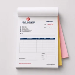 Custom Invoice Books With Logo Printing | Tagsen