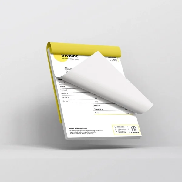 Custom Invoice Books With Logo Printing | Tagsen - 3