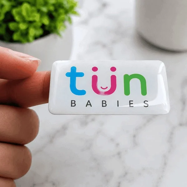 Domed Labels & 3D Dome Stickers Printing | Tagsen India