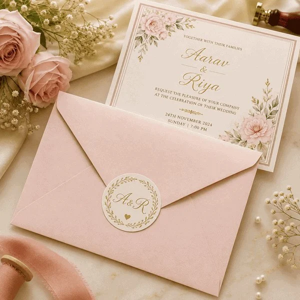 Envelope Stickers Online India | Custom Seal Stickers