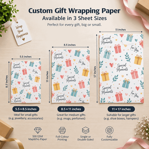 Personalized Gift Wrapping Paper Online | Tagsen - 2