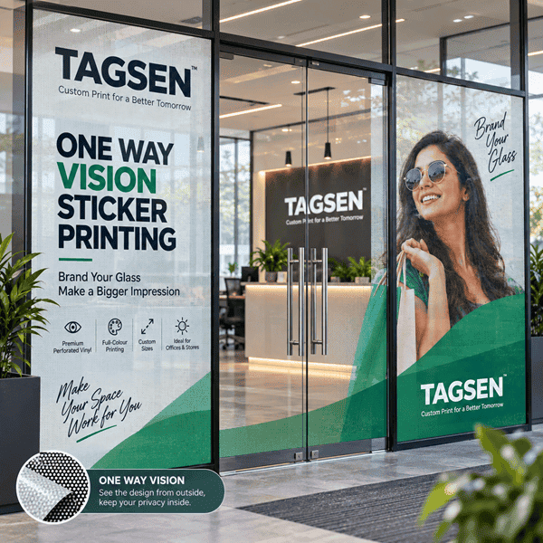 One Way Vision Film for Glass Printing | Tagsen