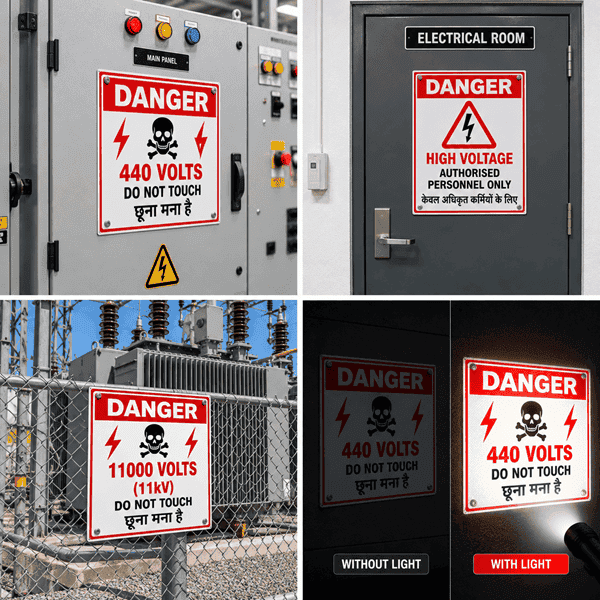 Electrical Hazard Sign Board & Panel Signage | Tagsen - 2