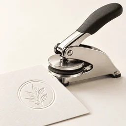 Paper Embosser with Logo & Name | Emboss Seal Stamp | Tagsen