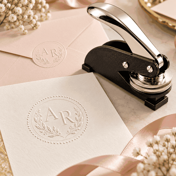 Paper Embosser with Logo & Name | Emboss Seal Stamp | Tagsen - 2