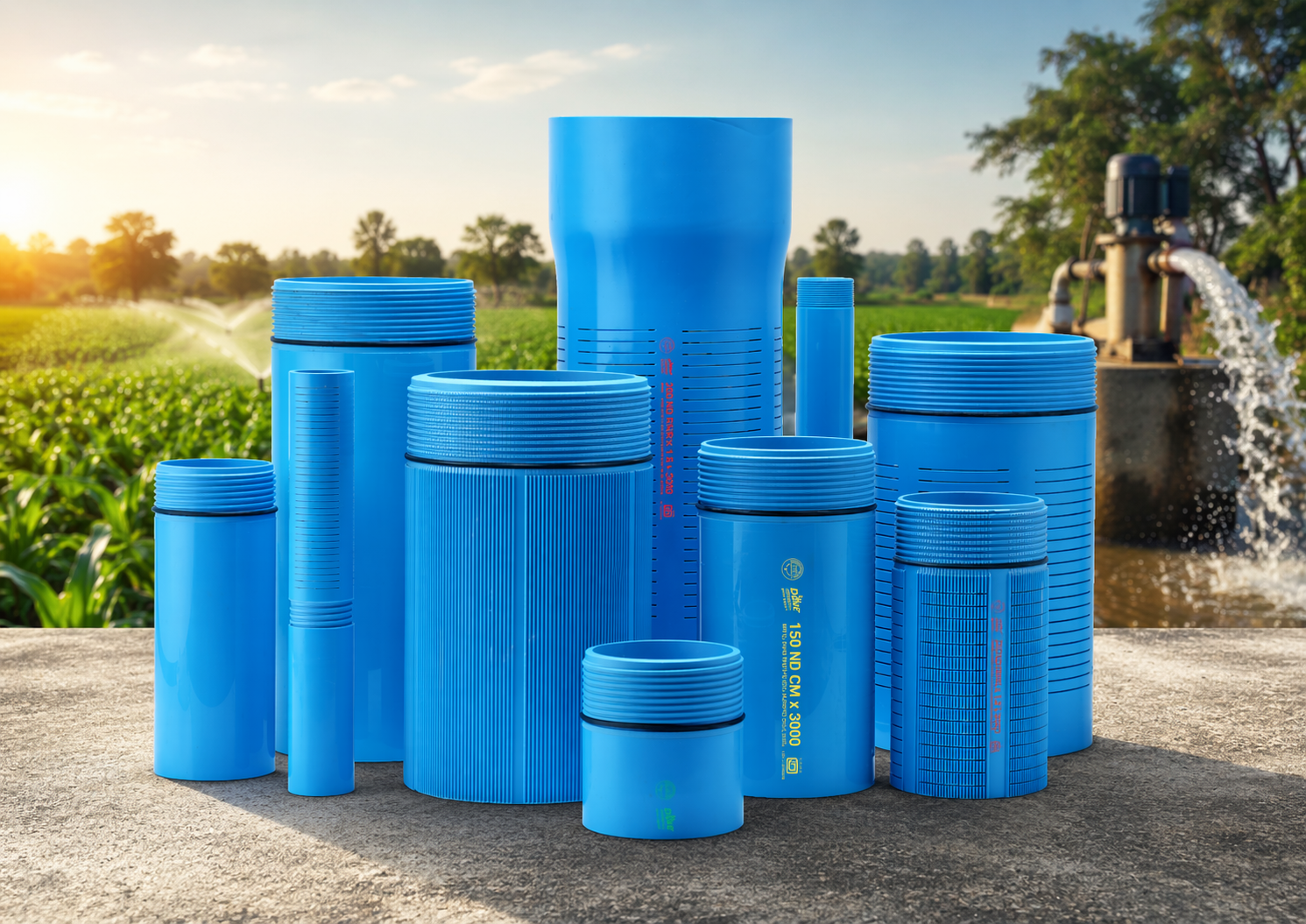 Casing Pipe for Borewell | uPVC Casing Pipe Manufacturer India