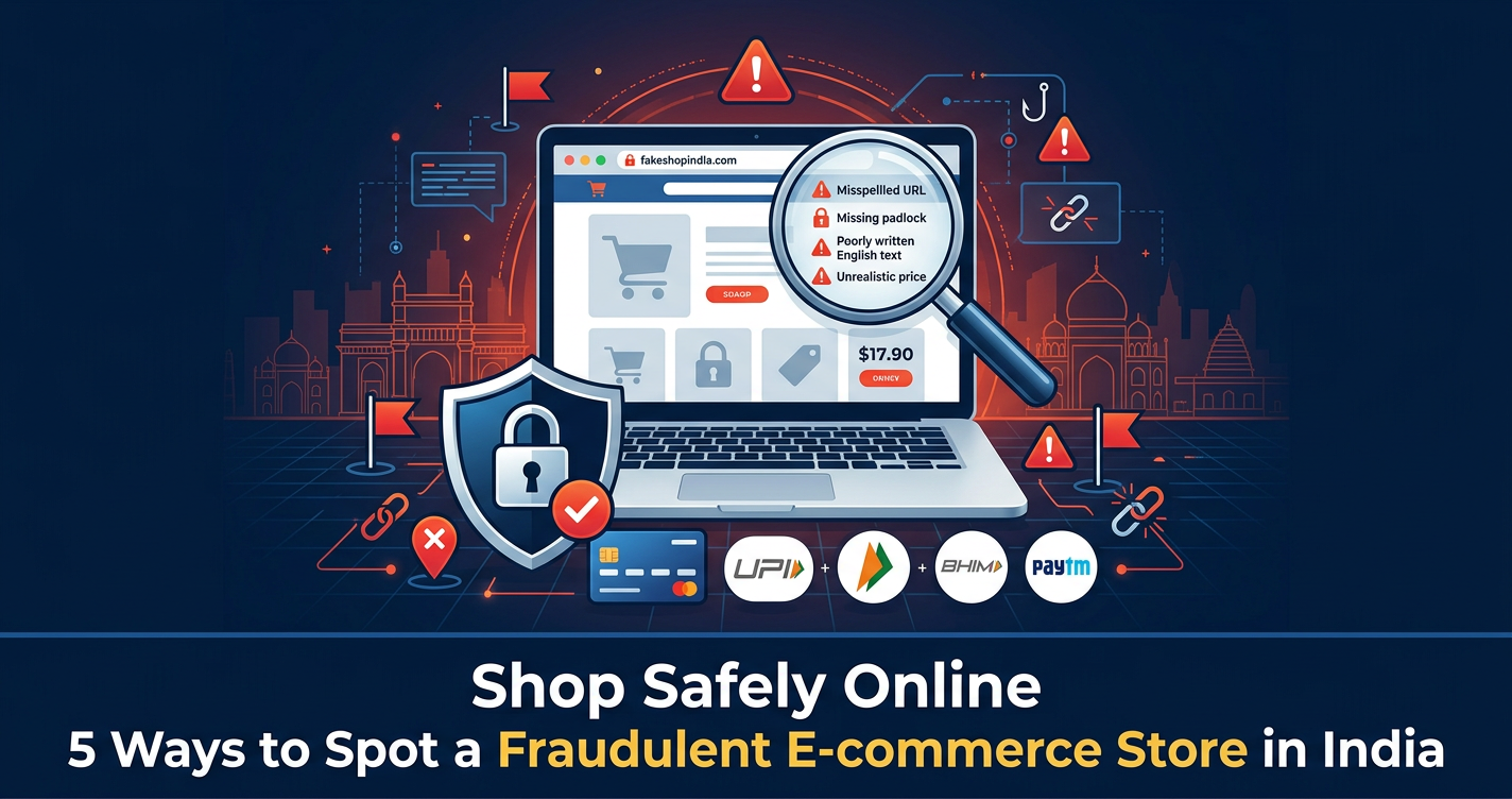 Shop Safely Online: 5 Ways to Spot a Fraudulent E-commerce Store in India (2026 Guide)