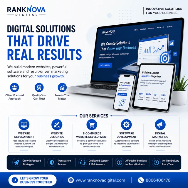 RankNova Digital - Top Web Design & website Development Company of Ahmedabad