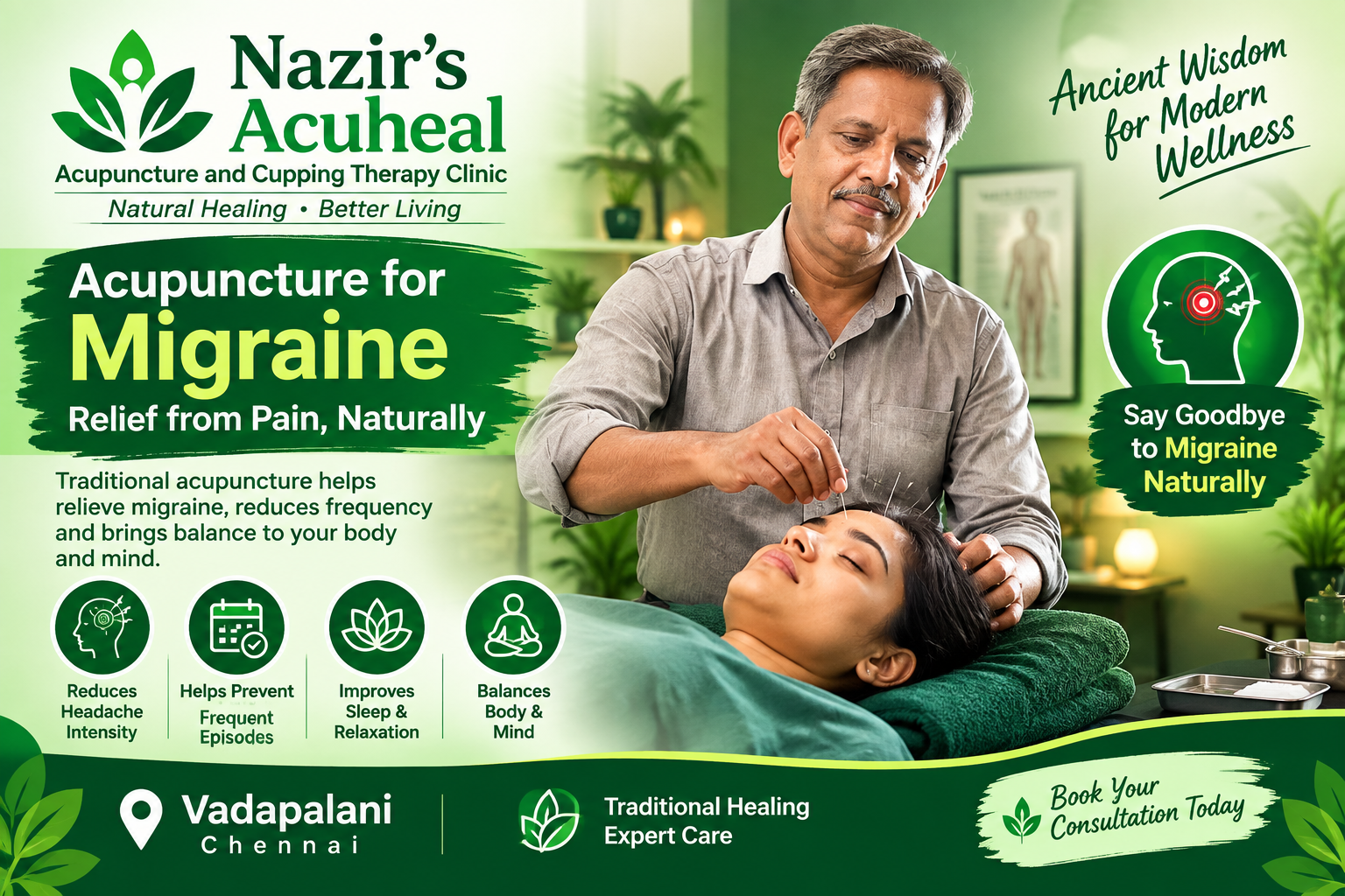 Nazir’s Acuheal - Traditional Acupuncture & Hijama Cupping Clinic