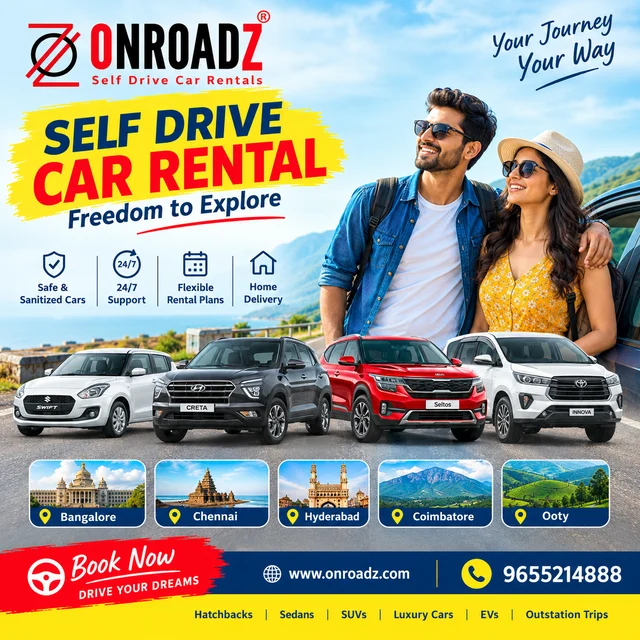 self drive cars in chennai - Onroadz - 5