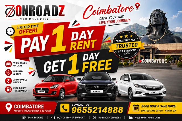 self drive cars in chennai - Onroadz - 7